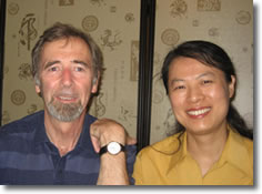 Roger Sandilands and former student Shen Qi