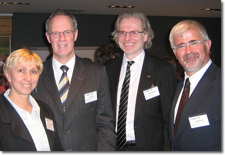 Professor Betty Weiler (Monash University), Professor Leo Jago (Victoria University), Professor Brian King (Victoria University), Professor Tom Baum (Strathclyde)