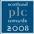 Scottish PLC Award logo
