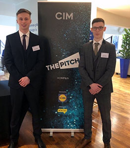 Thomas Cooper and Adam Dickson are the two students who this year won the award