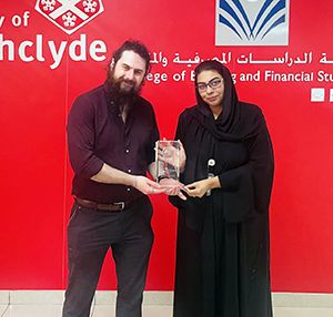 Photo of Jed Moore and Dina Al Maimani