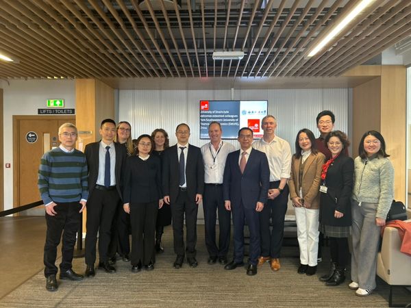 Picture shows a team photo of those involved