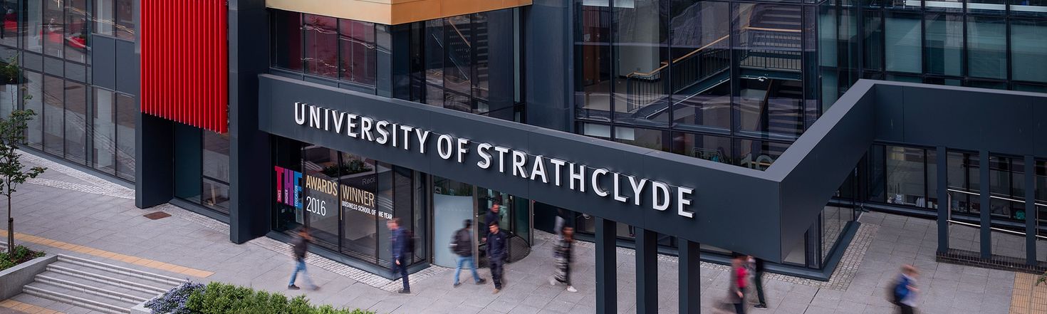 Photo shows a view of the front of the SBS building in Cathedral Street, Glasgow