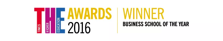 Winner THE 2016 Business School of the year logo