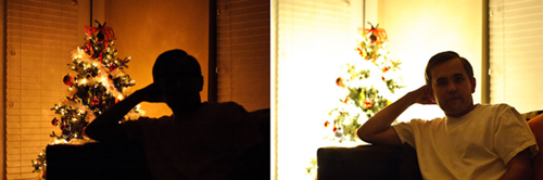 Examples of back lighting
